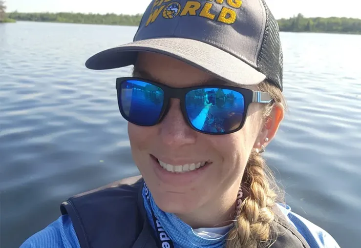 Stefanie Weir fishing